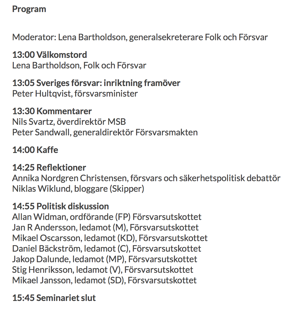 Folk och Försvar – Försvarsbloggare Folk och Försvar – Försvarsbloggare